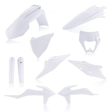 ACERBIS: Zestaw plastików do KTM EXC 2020 > (biały) [0024054031]