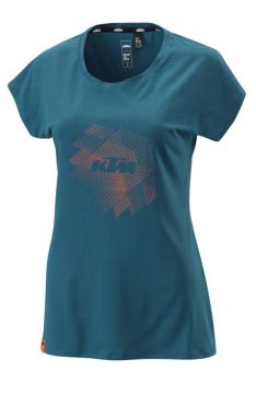 Damska koszulka KTM STYLE (niebieska) [3PW21001980X]