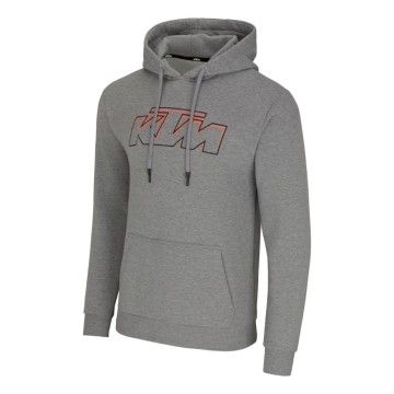 Bluza z kapturem KTM ESSENTIAL 2025 (jasnoszara) [3PW25001700X]