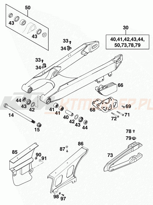 Schemat "wahacz" do KTM 380 EGS 8kW