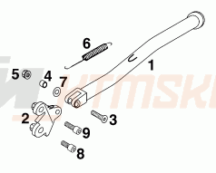 Schemat "stopki postojowe" do KTM 540 SXC