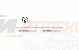 Schemat "naklejki" do KTM 640 LC4 SUPERMOTO PRESTIGE