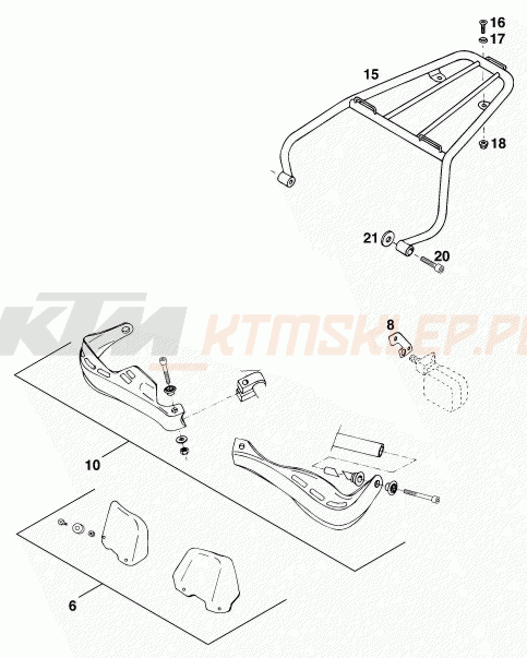 Schemat "akcesoria" do KTM 620 RXC-E
