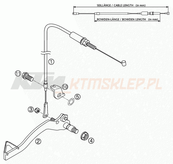Schemat "akcesoria" do KTM 50 MINI ADVENTURE