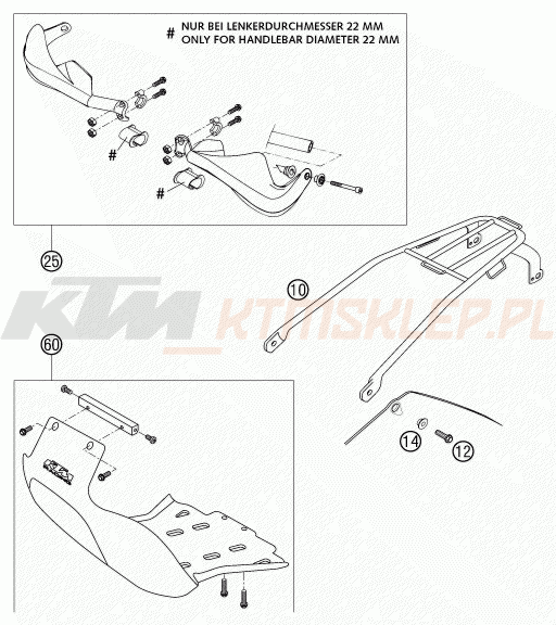 Schemat "akcesoria" do KTM 520 EXC RACING