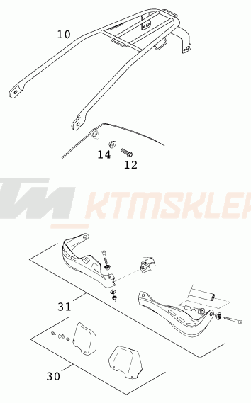 Schemat "akcesoria" do KTM 380 SX