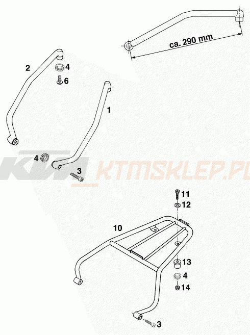 Schemat "akcesoria" do KTM 125 STING/100