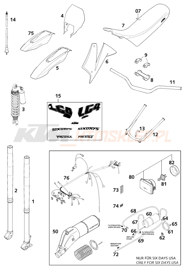 Schemat "Other" do KTM 640 LC4-E S.MOTO PRESTIGE