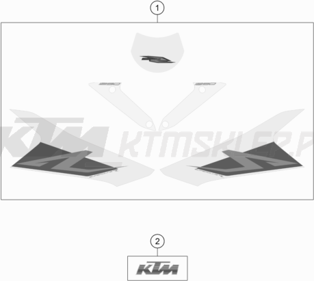 Schemat "naklejki" do KTM 1290 SUPERDUKE R