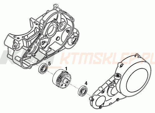 Schemat "BALANCER SHAFT" do KTM 620 SUPER-COMP 4T
