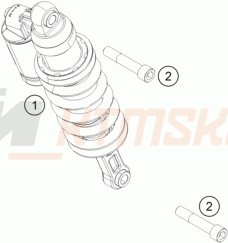 Schemat "amortyzator tył" do KTM 1290 SUPERDUKE R S.E. ABS