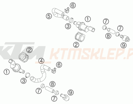 Schemat "ELECTRONIC POWER CONTROL EPC" do KTM 950 ADVENTURE S