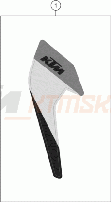 Schemat "naklejki" do KTM 690 SMC R