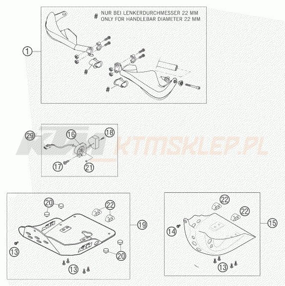 Schemat "akcesoria" do KTM 640 LC4 SUPERMOTO PRESTIGE