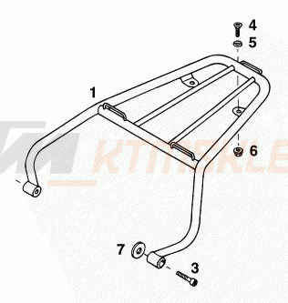Schemat "akcesoria" do KTM 125 E-XC
