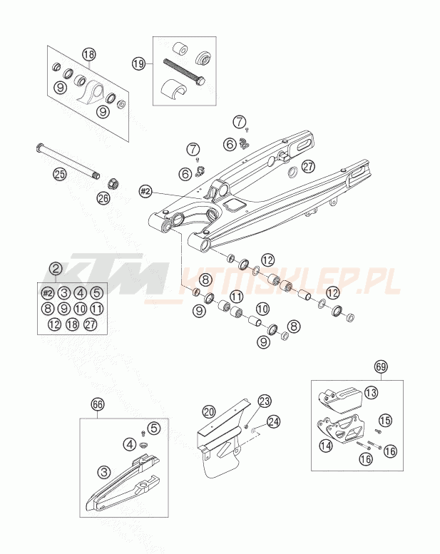 Schemat "wahacz" do KTM 300 EXC SIX-DAYS