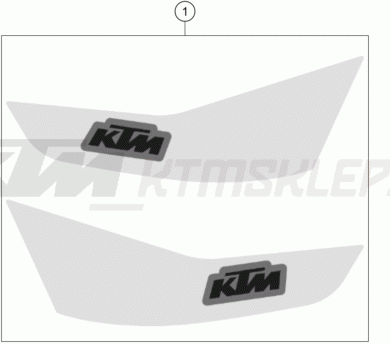 Schemat "naklejki" do KTM RC 390