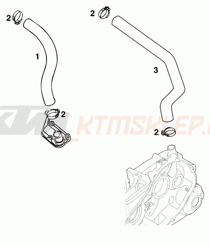Schemat "ENGINE VENT" do KTM 620 DUKE 37KW