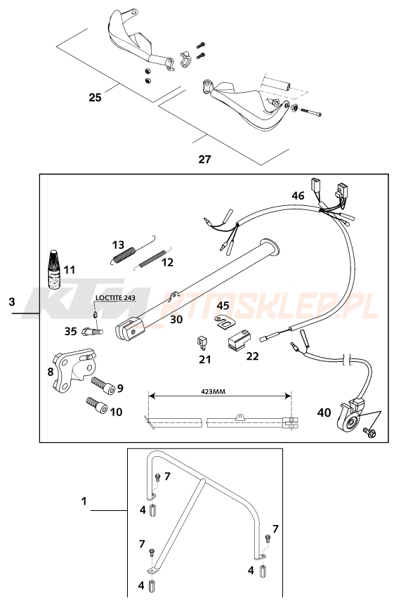 Schemat "akcesoria" do KTM 640 ADVENTURE-R