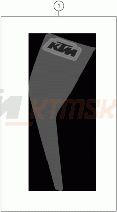 Schemat "naklejki" do KTM 690 ENDURO R