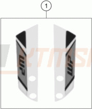 Schemat "naklejki" do KTM 390 ADVENTURE SPOKE W
