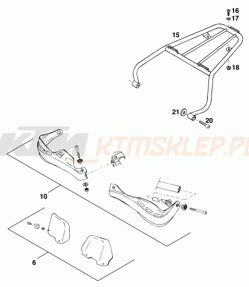 Schemat "akcesoria" do KTM 620 SUPER-COMP 4T