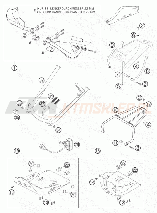 Schemat "akcesoria" do KTM 640 LC4 ENDURO