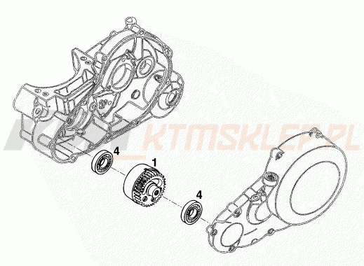 Schemat "BALANCER SHAFT" do KTM 400 DUKE/ 20kW