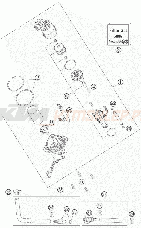 Schemat "Pompa paliwa" do KTM 990 ADVENTURE ABS