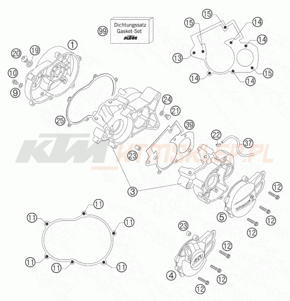 Schemat "kartery" do KTM 50 SENIOR ADVENTURE