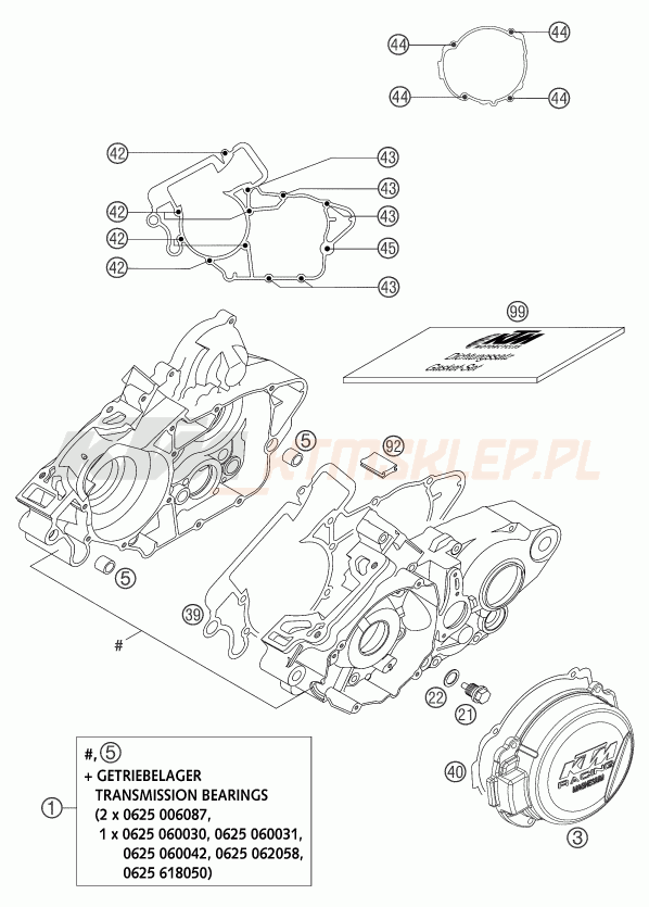 Schemat "kartery" do KTM 200 EXC