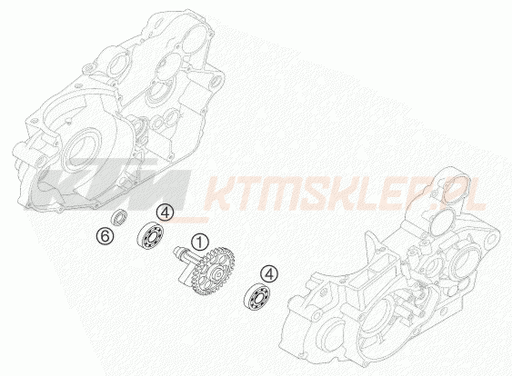 Schemat "BALANCER SHAFT" do KTM 450 SMR