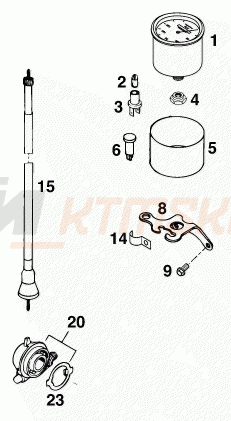 Schemat "system zabezpieczający" do KTM 300 EXC M/Ö