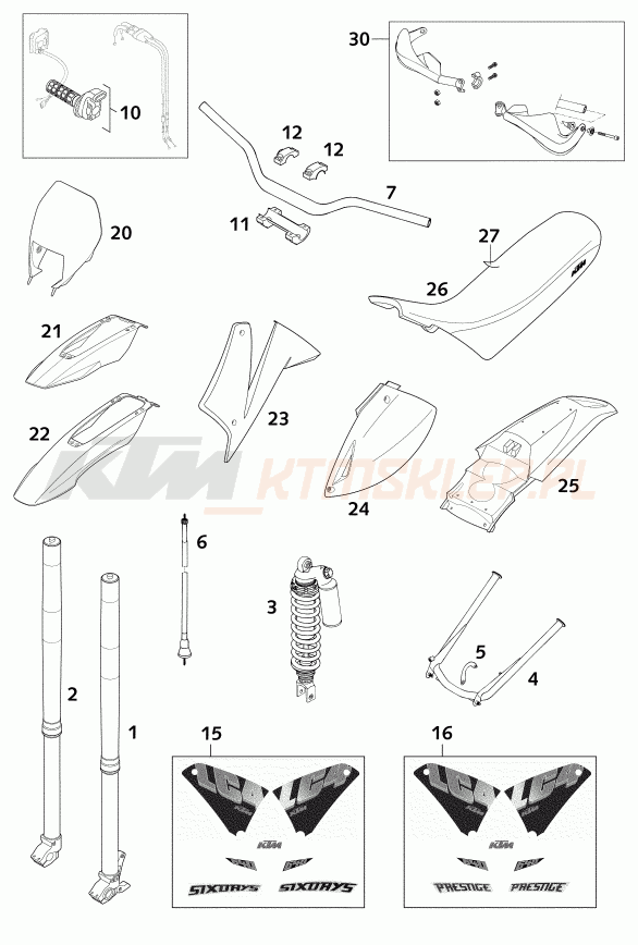 Schemat "Other" do KTM 640 LC4-E Six Days