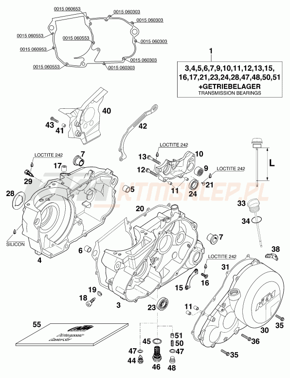 Schemat "kartery" do KTM 620 DUKE 37KW