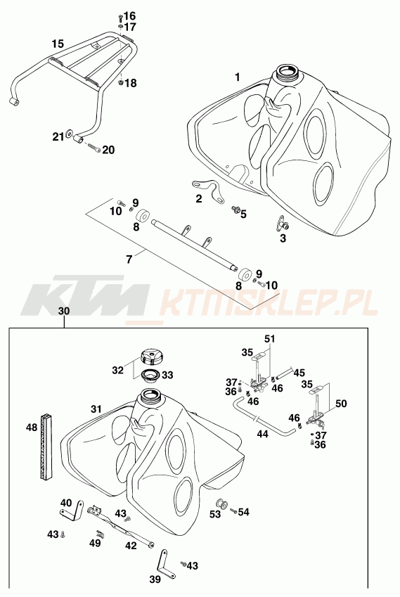 Schemat "akcesoria" do KTM 620 EGS-E 37KW 11LT