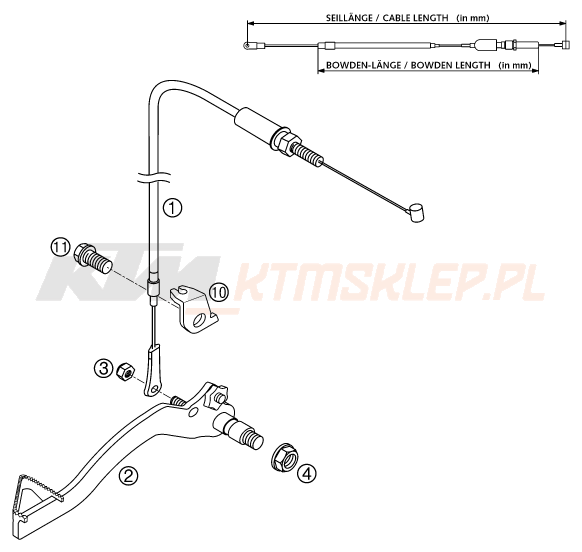 Schemat "akcesoria" do KTM 50 MINI ADVENTURE GS