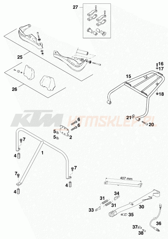 Schemat "akcesoria" do KTM 640 ADVENTURE-R D