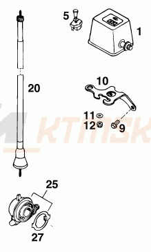 Schemat "system zabezpieczający" do KTM 125 EXC
