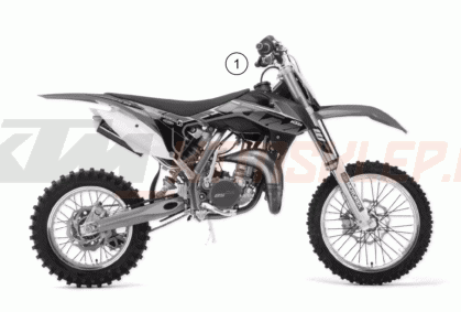 Schemat "CONVERSION KIT" do KTM 85 SXS 17/