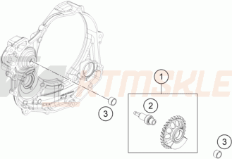 Schemat "BALANCER SHAFT" do KTM 450 EXC-F