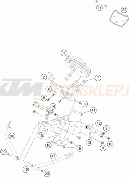 Schemat "system zabezpieczający" do KTM RC4 R
