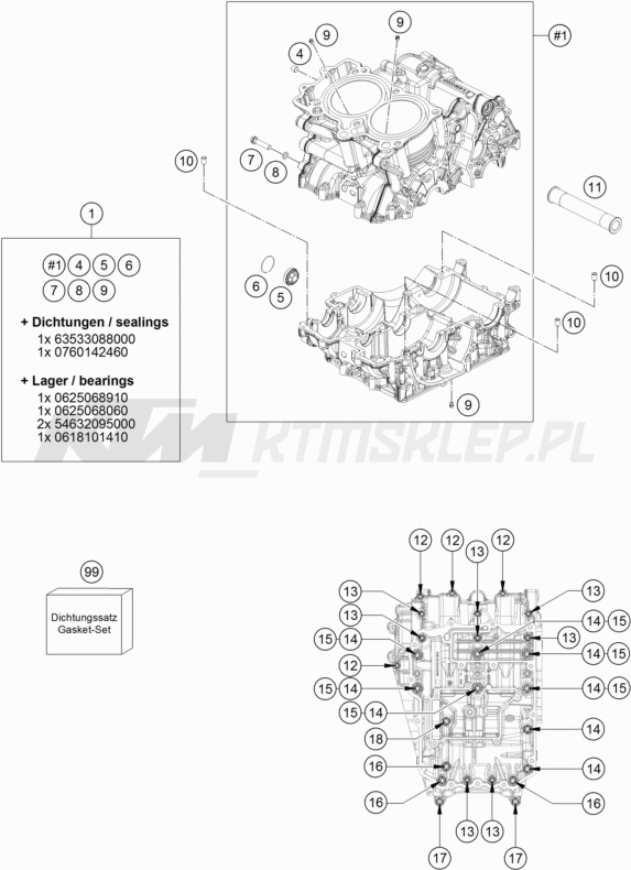 Schemat "kartery" do KTM 790 Adventure