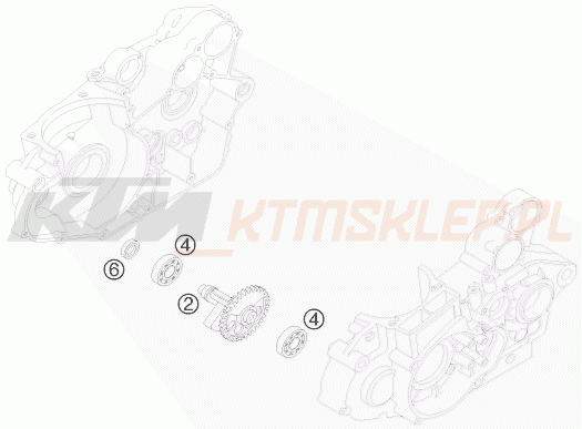 Schemat "BALANCER SHAFT" do KTM 525 XC ATV