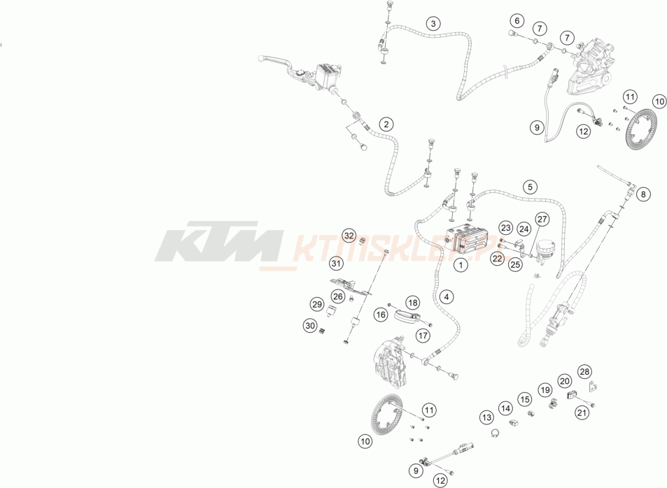 Schemat "ABS" do KTM RC 390