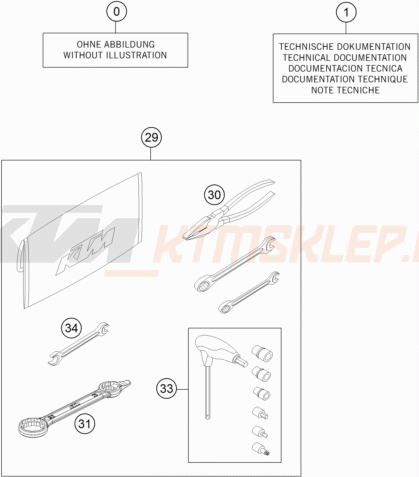 Schemat "dodatki opcjonalne" do KTM FREERIDE 350