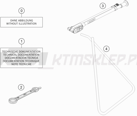 Schemat "dodatki opcjonalne" do KTM 85 SX 17/14