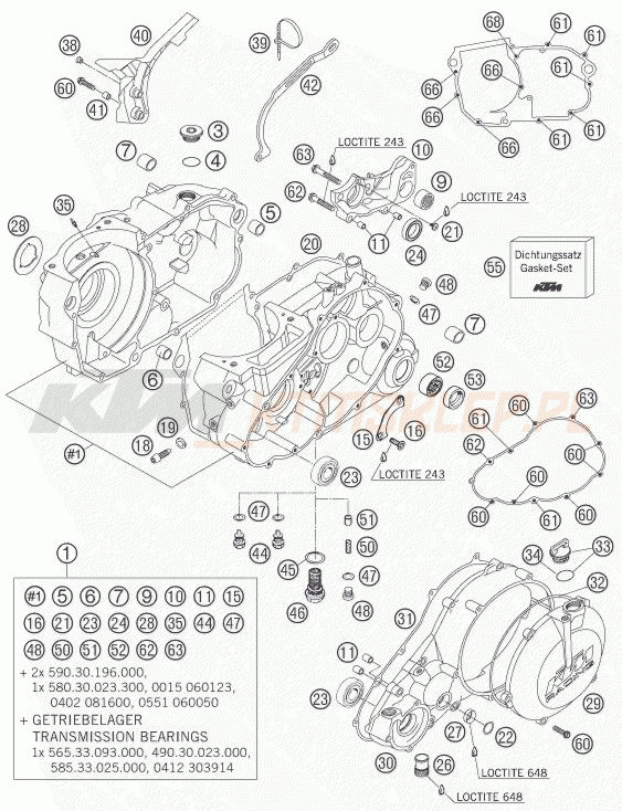 Schemat "kartery" do KTM 660 RALLY FACTORY REPLICA