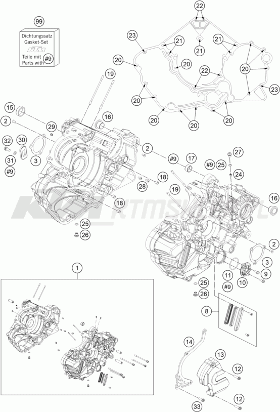 Schemat "kartery" do KTM 1290 SUPERDUKE R ABS