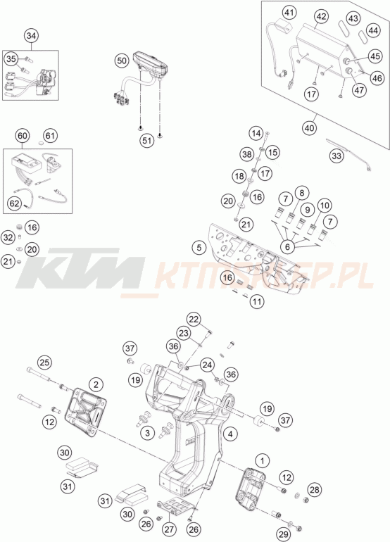 Schemat "system zabezpieczający" do KTM 450 RALLY FACTORY REPLICA